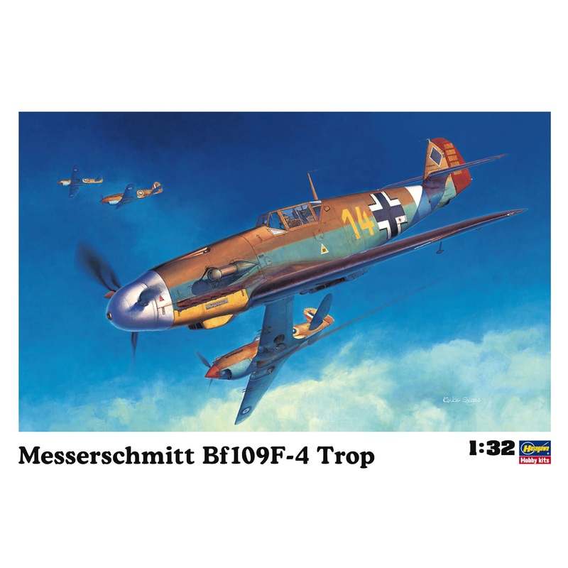 Messerschmitt Bf109F-4 Trop 1/32 #08881 by Hasegawa