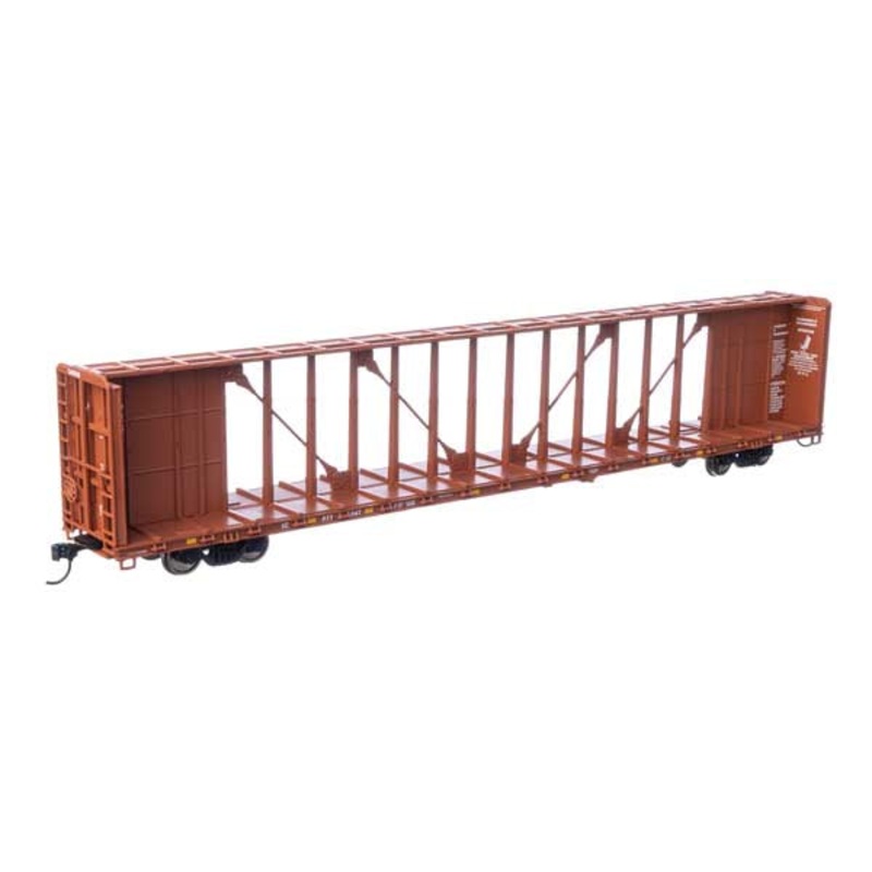 72′ Centerbeam Flatcar w/Standard Beam – Ready to Run #50712 Illinois Central #977047