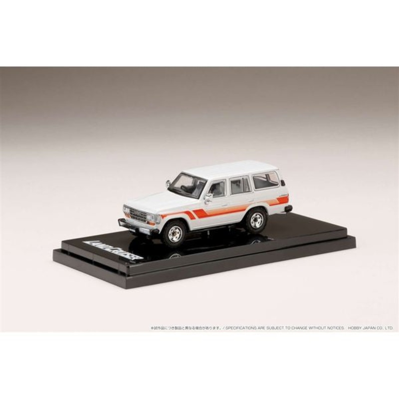 [ Back-order ] Hobby Japan HJ642039BW 1:64 Toyota LANDCRUISER 60 GX 1988 Option Side Sticker WHITE Diecast model car