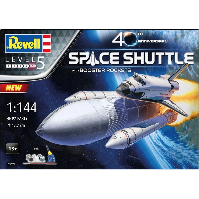 Space Shuttle with Booster Rockets – 40th Anniversary 1/144 #05674 by Revell