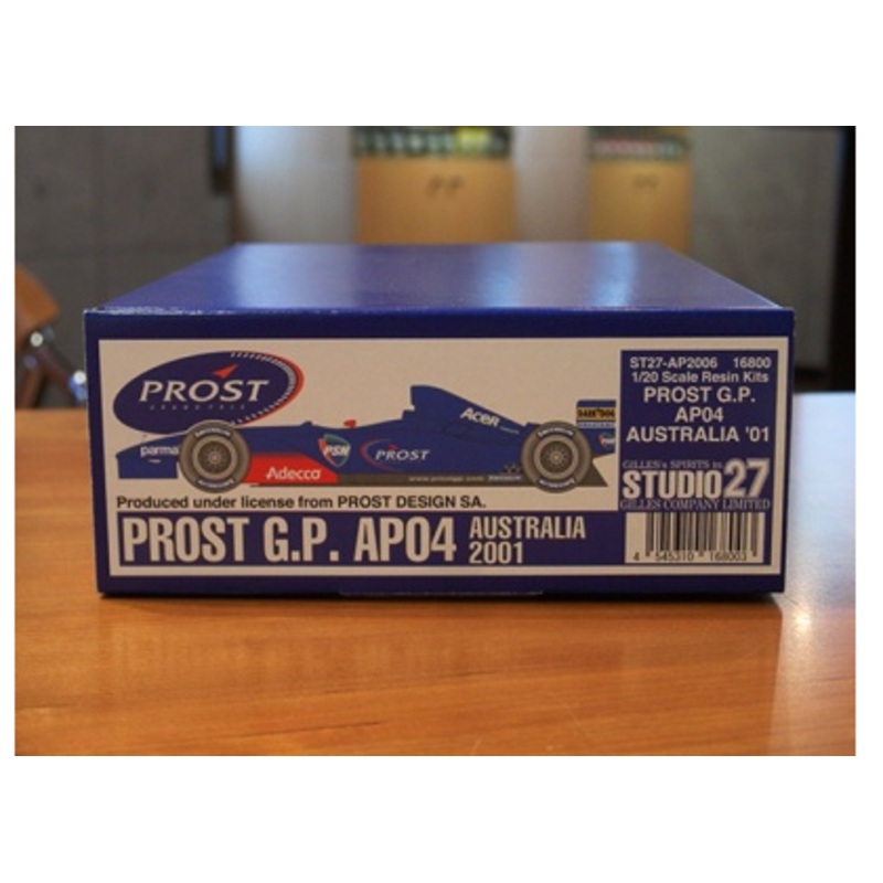 [ Back-order ] STUDIO27 AP2006 1:20 Prost AP04 Australian GP 2001 Multimedia Kit