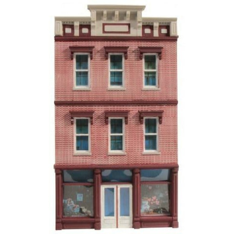 O Scale – 1/48 Ameri-Towne: Bill’s Place Building Front Only