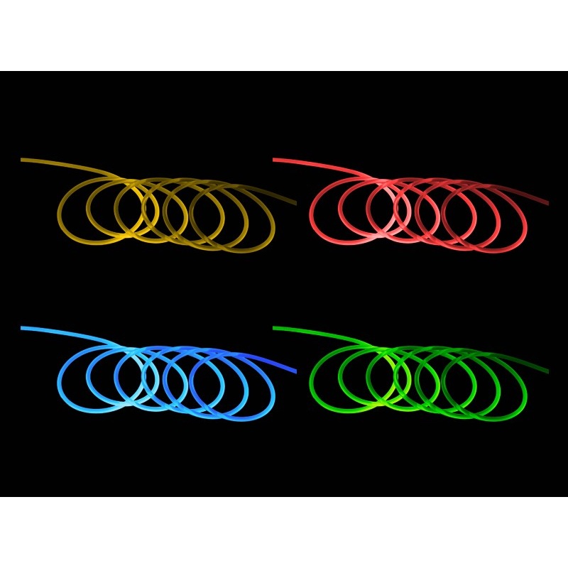 2 meters 1.5mm optical fiber optical fiber – luminous on the side