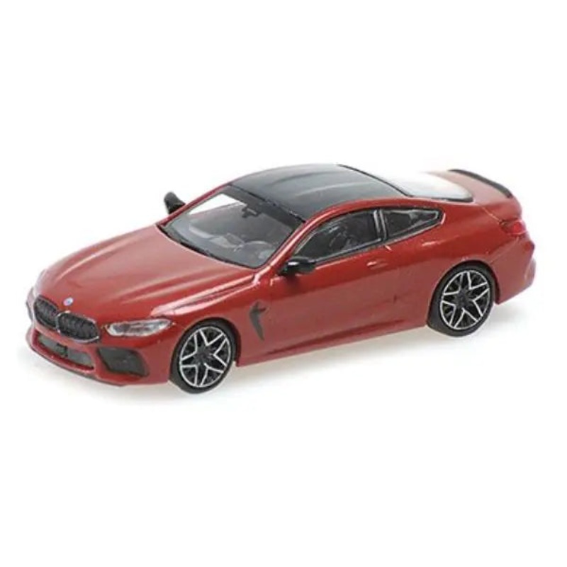 [ Back-order ] MINICHAMPS 870029022 1:87 BMW 8 Series Coupe 2019 Red metallic model car