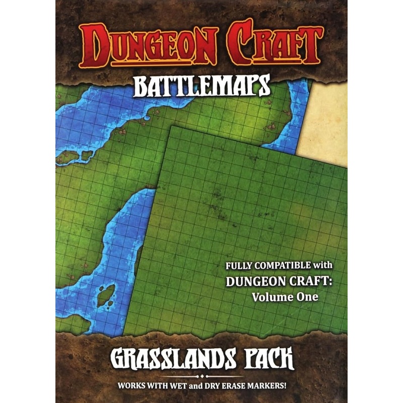 Dungeon Craft Battle Map: Grasslands