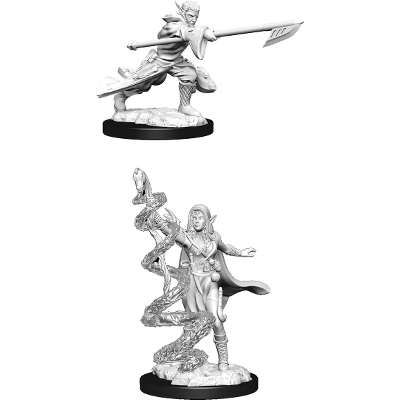 MTG Unpainted Mini – Joraga Warcaller & Joraga Treespeaker 90181