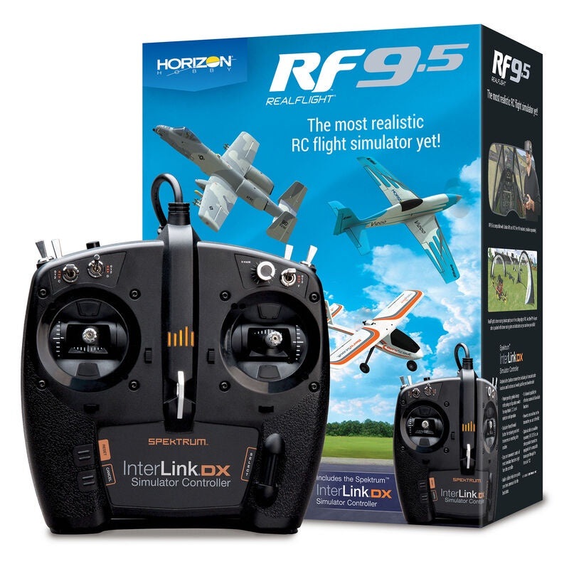 RealFlight 9.5 Flight Simulator with Interlink Controller