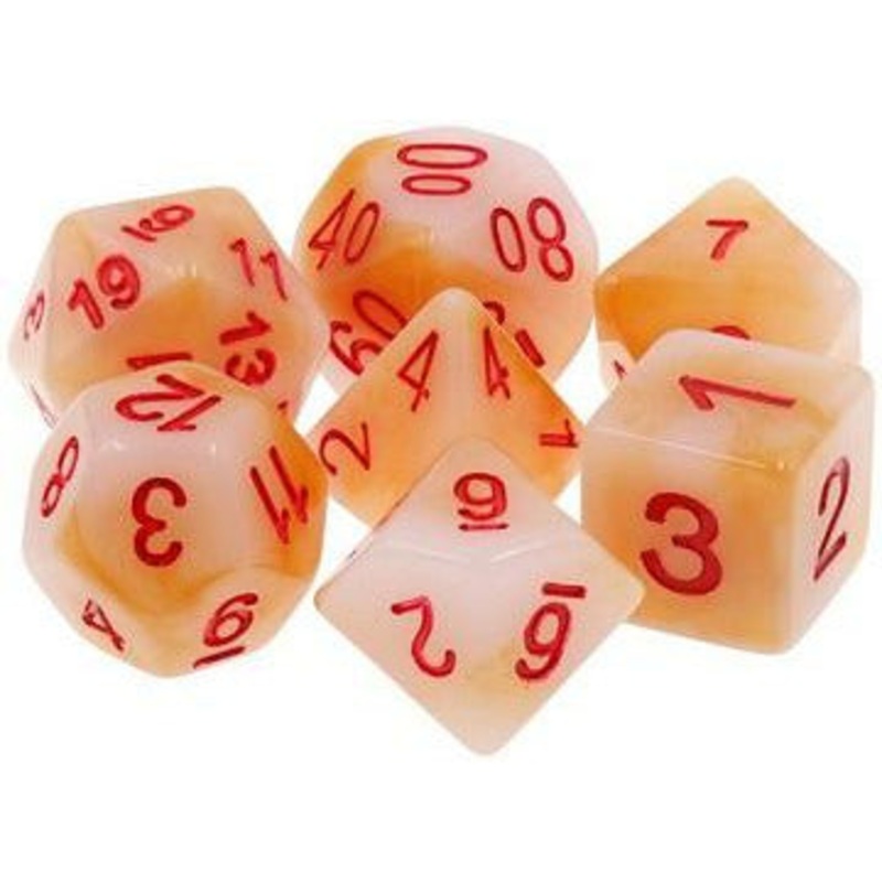 TMG Dice Scarab’s Blood 7-Die Set