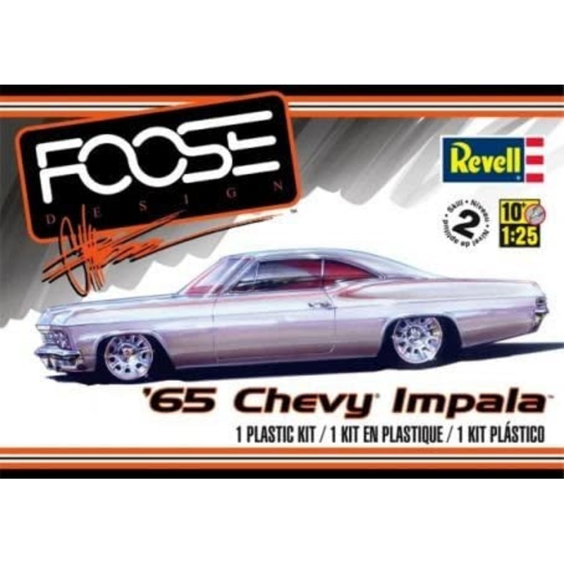 1965 Chevrolet Impala 1/25 Model Car Kit #4190 by Revell