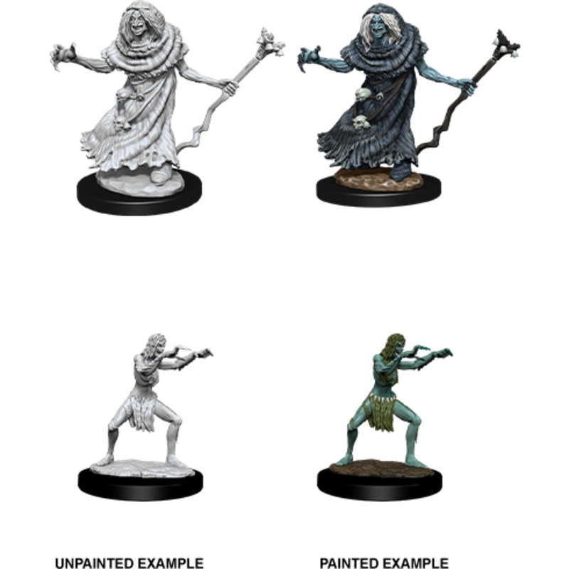 D&D Unpainted Mini – Sea Hag and Bheur Hag 90072