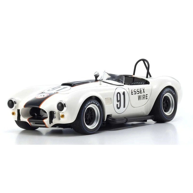 [ Back-order ] KYOSHO KS08047EW 1:18 Shelby Cobra 427SC White #91 Diecast model car