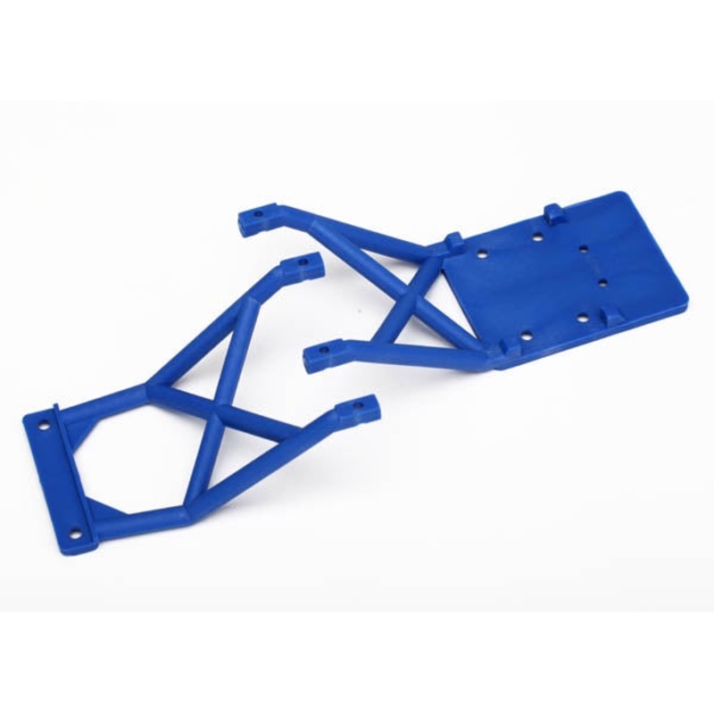 Traxxas Skid Plates Front/Rear Blue – TRA3623X