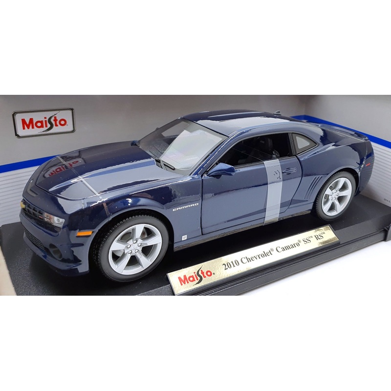 Maisto 1/18 Scale Diecast 31173 – 2010 Chevrolet Camaro SS RS – Dark Blue