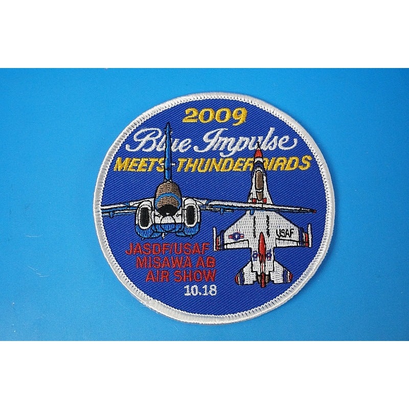 Patch JASDF Thunderbirds & Blue Impulse 2009.10.18 Misawa A.B. without hook and loop